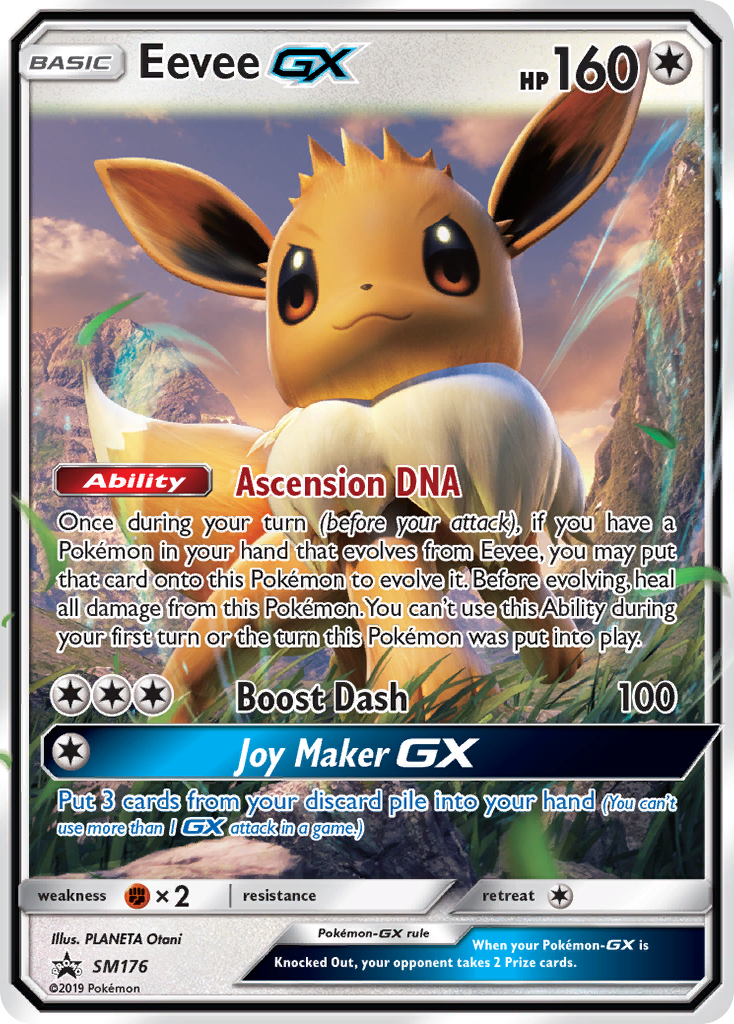 Sun & Moon Promo Eevee GX #176